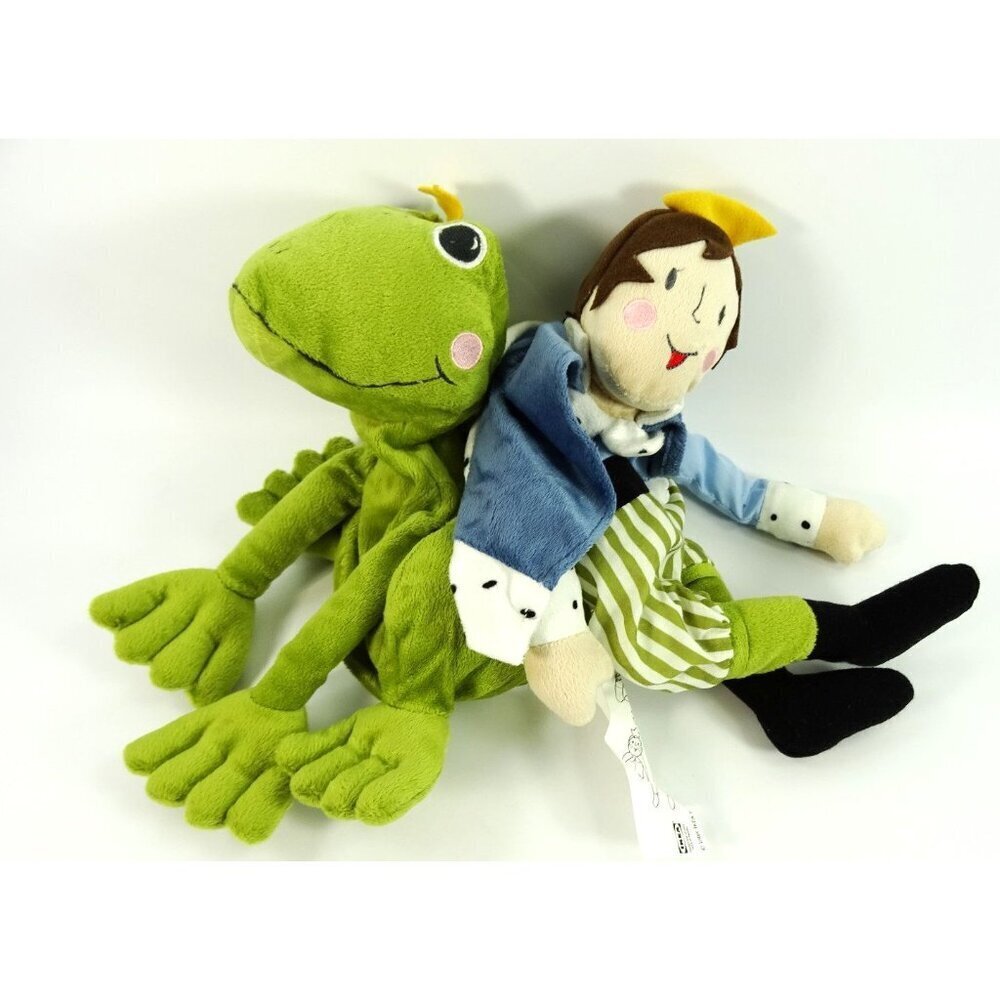 Ikea Prince Frog Plush Reversible Transforming Story-telling Prop Doll